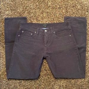 Men’s Banana Republic gray corduroy pants